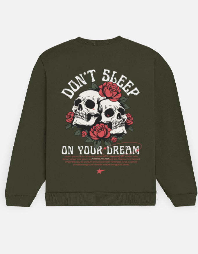 Don’t Sleep Skull Unisex Sweatshirt