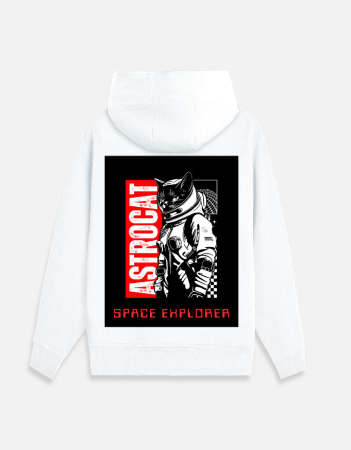 Astrocat zipper hoodie
