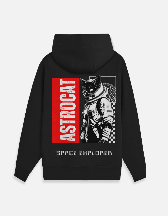 Astrocat zipper hoodie