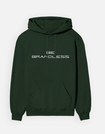 Bottle green plain Unisex Hoodie