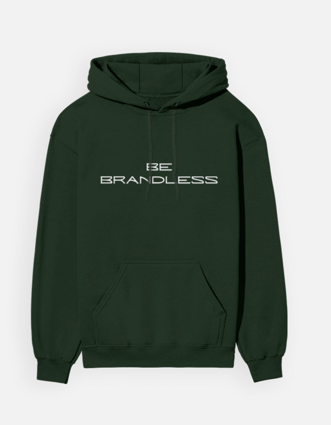 Bottle green plain Unisex Hoodie